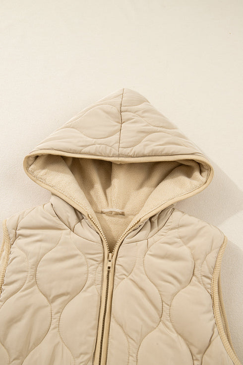 Padded Quilted Fleece Lined Casual Vests